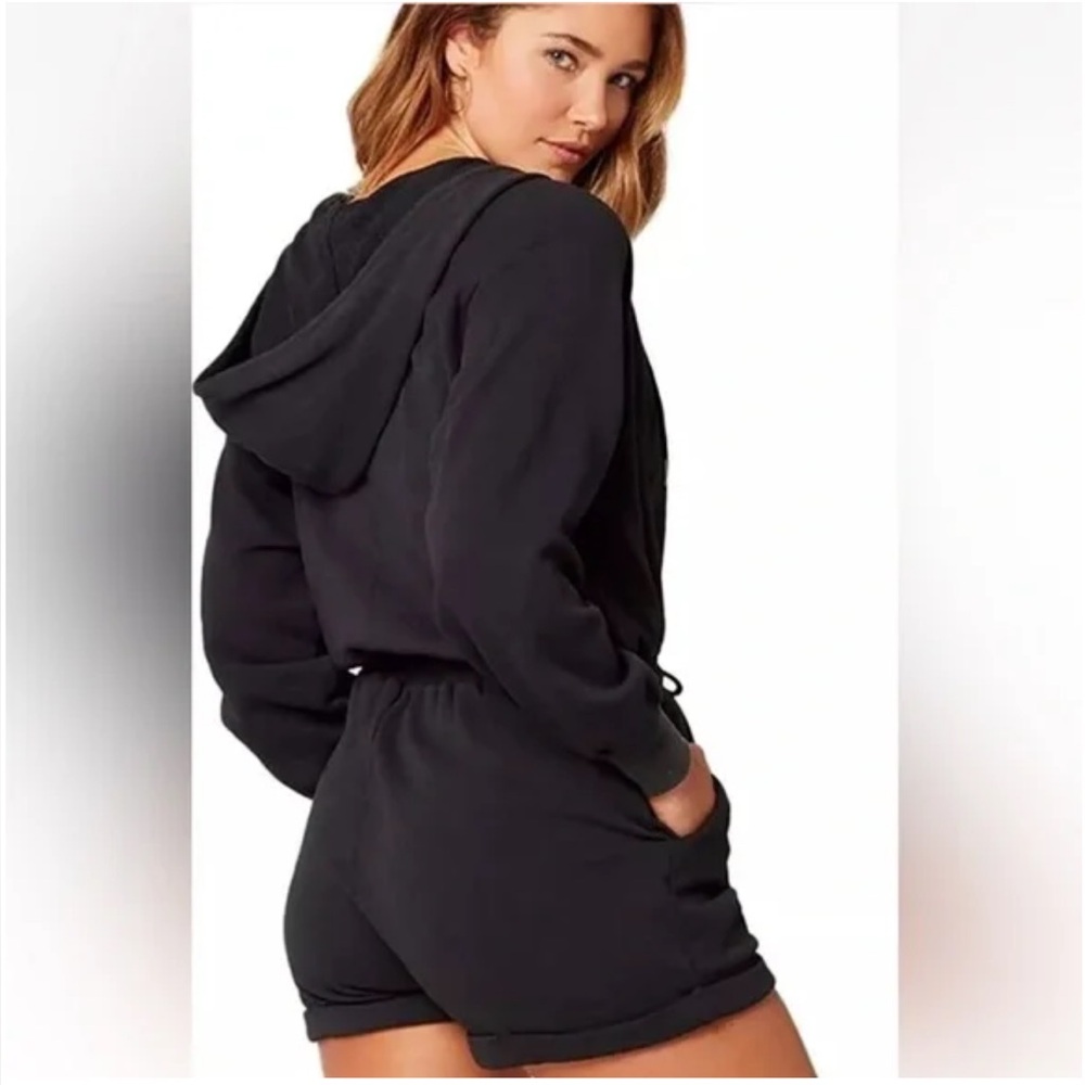 L*Space Stay Cool Romper in Washed Black size S - Picture 2 of 6